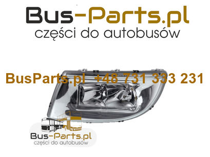  HEADLIGHT LEFT SETRA S4 ... HD, GT, UL, NF