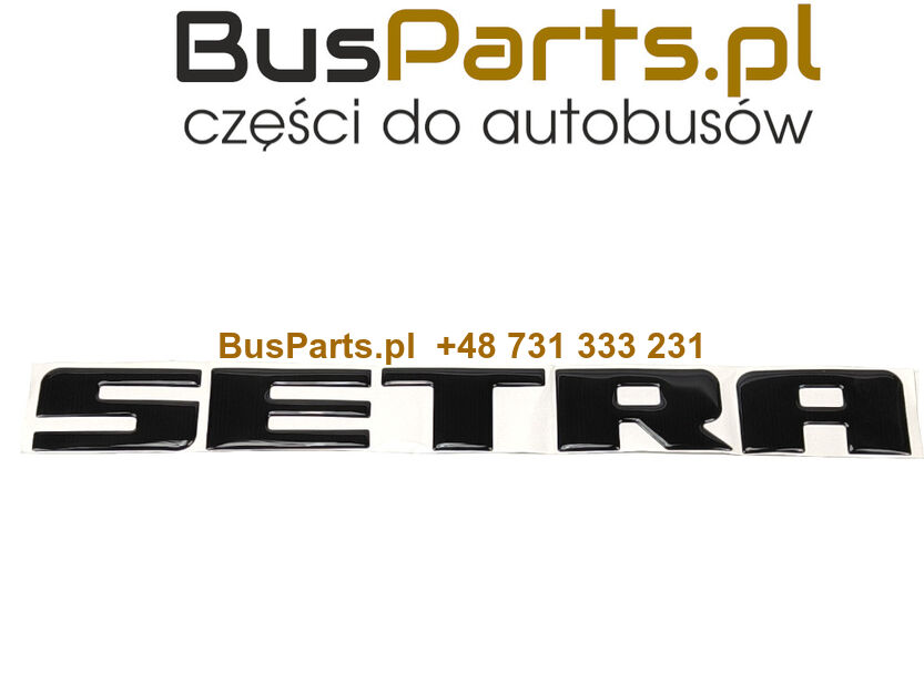 EMBLEMAT NAPIS LOGO SETRA