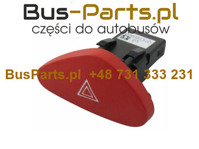 WŁĄCZNIK ŚWIATEŁ AWARYJNYCH IRISBUS CROSSWAY, RECREO, EVADYS