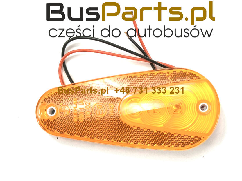 LAMPA OBRYSOWA POMARAŃCZOWA LED TEMSA HD13 SAFARI