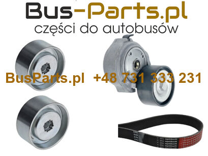 ZESTAW NAPINACZA ALTERNATORY, POMPA WODY MAN NEOPLAN EURO 5, 6