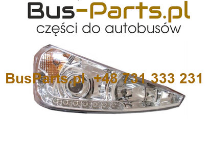 REFLEKTOR PRAWY SCANIA IRIZAR PB Z LED DO JAZDY DZIENNEJ