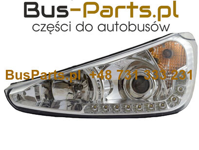 REFLEKTOR LEWY SCANIA IRIZAR i4, i6 NEW CENTURY LED