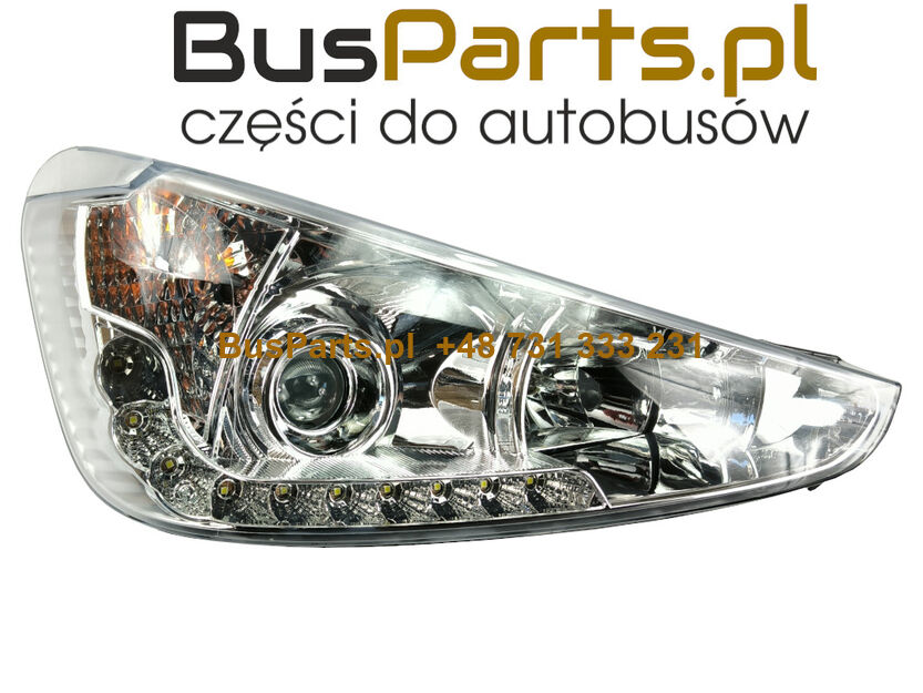 REFLEKTOR PRAWY SCANIA i4 i6 BIXENON ŚWIATŁO DO JAZDY DZIENNEJ LED